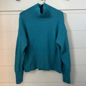 a new day Teal Cowl Neck Sweater, Women’s S